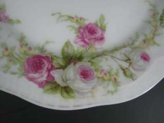 Vintage Orleans ZS & Co Bavaria Porcelain Salad Plate Floral  