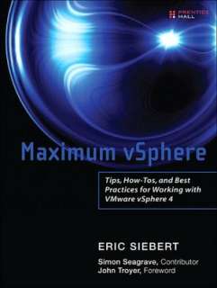 maximum vsphere tips eric siebert paperback $ 28 27