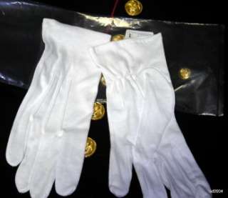 White Dress Gloves Marine Corps Navy Army Coast Guard uniform men 