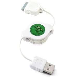  Apple iPod 5G Video (30GB) miniSync Retractable Cable (USB 