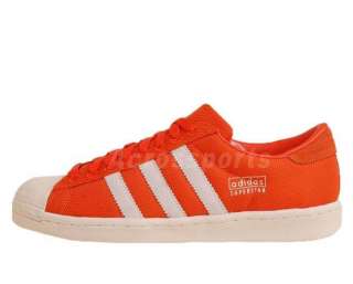 Adidas Superstar VIN Vintage Orange White Casual Shoes  