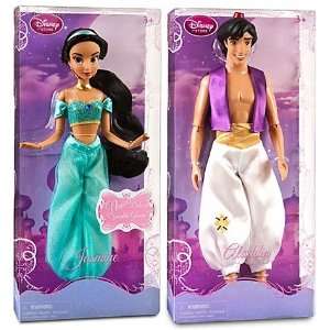   Jasmine & Prince Aladdin 12 Dolls (2011 Styles) Toys & Games