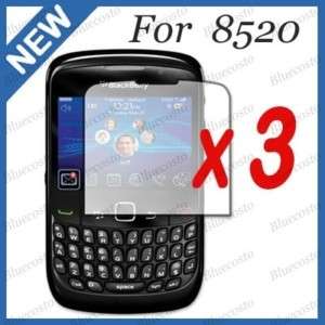 3xScreen Protector Guard for BlackBerry Curve 8530 8520  