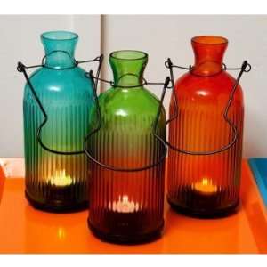  3 Assorted Glass Lanterns   9