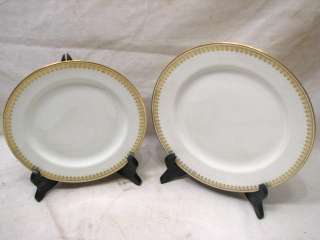 nice 8 piece place setting of Limoges Pouyat china. All look to be 