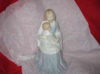 Homco Lady Madonna mother & child figurine 8809 Lovely  