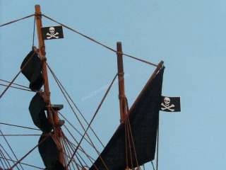 Arrives fully assembled with all sails mounted and rigging 