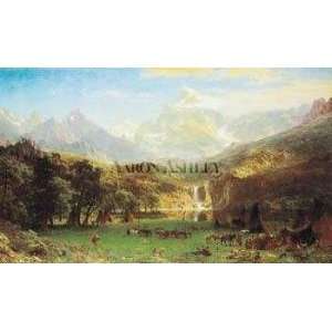  The Rocky Mountains artist Albert Bierstadt 26x19