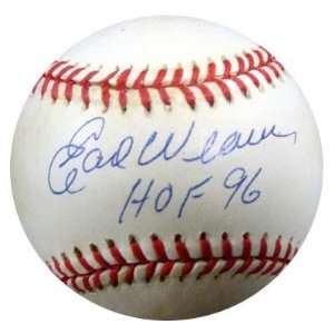  Autographed Earl Weaver Baseball   AL HOF 96 PSA DNA 