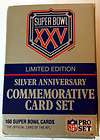 1990 Super Bowl XXV Ltd Edition Silver Anniversary Comm