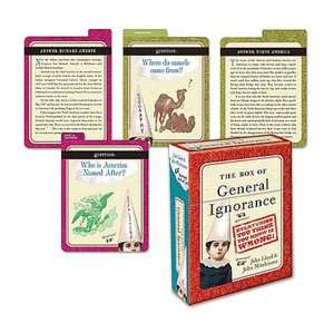 The Box of General Ignorance 100 Flash Cards to Entertain Your Brain