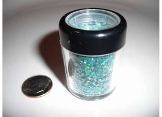 D00271 PREMIUM Grade Glitter 1/24 Flake   Aqua Opal  