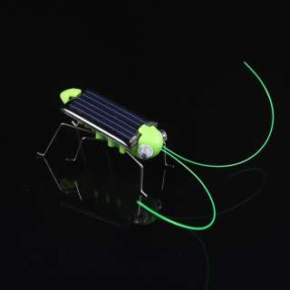 Solar Power Energy Green Grasshopper Insect Bug Locust For Student 
