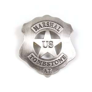  U.S. MARSHAL   TOMBSTONE REPLICA BADGE 