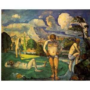  FRAMED oil paintings   Paul Cezanne   24 x 20 inches   Bathers 