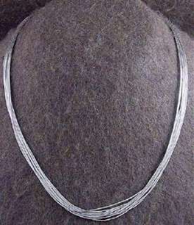 Liquid Sterling Silver 10 Strands 30 Necklace Jewelry  