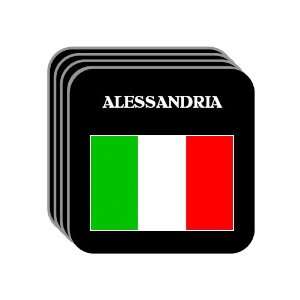  Italy   ALESSANDRIA Set of 4 Mini Mousepad Coasters 