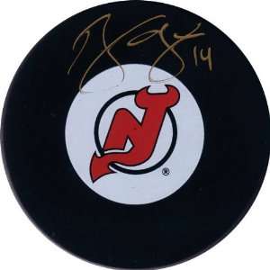   Jersey Devils Autographed Hockey Puck 