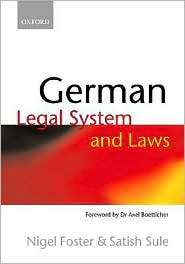   and Laws, (0199254834), Nigel G. Foster, Textbooks   