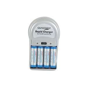  JBRO 2132D NiMH Overnight Charger and 4 Batteries 