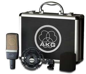 AKG C214 C 214 Studio Cardioid Condenser Microphone New  