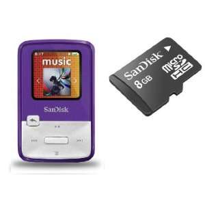    Player PURPLE with 8GB microSDHC Card (Total of 12GB Storage) 