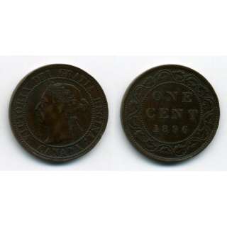 Canada KM 7 1896 Cent Very Fine  