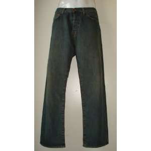  Hugo Boss Vintage Treated Blue Jeans Size 34 Sports 