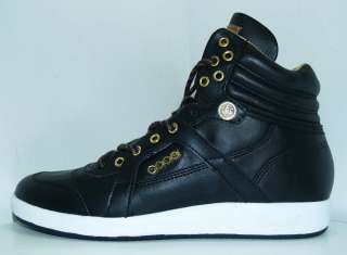 COOGI Capri Hi Top Shoe Black Mens Size 8.5 13  