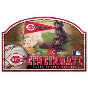  MLB Cincinnati Reds Sign   Wood Style