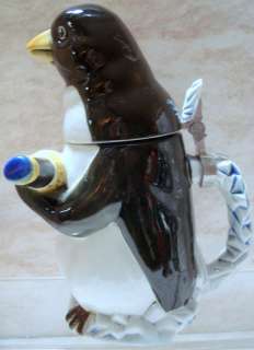 ANHEUSER BUSCH Bud Ice Penguin Stein Budweiser CS315  