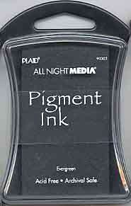 All Night Media Pigment Ink Pad   Acid Free, Archival  