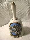 CERAMIC SOUVENIR BELL *****COUNTRY CROSSROADS*****