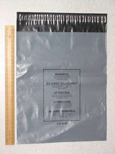 Medium Grey Mail Parcel Bags 10x 12 Safety Notice A01  