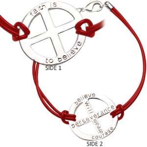  Inspirational Sports Bracelet   Faith is to Believe 