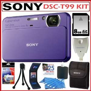  Sony Cyber shot DSC T99 14.1MP Wide Angle Digital Camera 