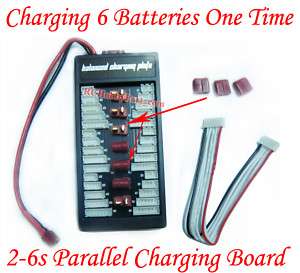 6in1 Lipo charger parallel charging board For UN A6 B8  