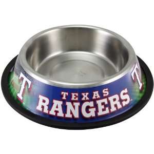  Texas Rangers Stainless Steel Pet Bowl