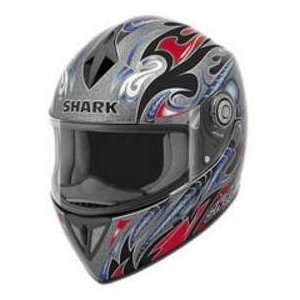  Shark RSI ALIEN BK_RD_SL LG MOTORCYCLE Full Face Helmet 