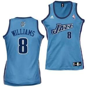  Women`s Utah Jazz Deron Williams #8 Replica Alternate 