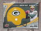 AARON RODGERS PACKERS AUTOGRAPHED / SIGNED SBXLV RIDDELL MINI HELMET 