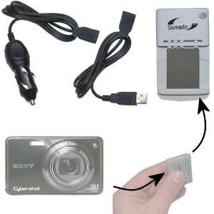  Portable External Battery Charging Kit for the Sony Cyber shot DSC 