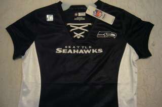 LADIES WOMENS NFL SEATTLE SEAHAWKS 100% Polyester Draft Me Jersey 