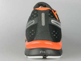 ASICS GEL BLUR33 BLUR 33 NEW Mens Gray Orange Trainers Running Shoes 