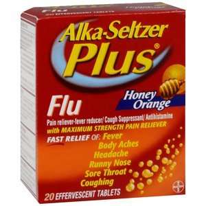  Special Pack of 5 ALKA SELTZER PLUS COLD/FLU 20 Tablets 