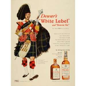  1952 Ad Dewar Victoria Vat White Label Scotland Scotch 