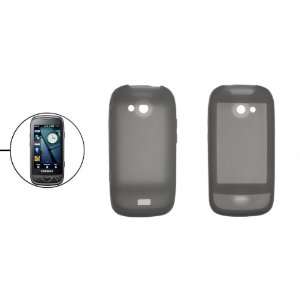   Clear Gray Silicone Cell Phone Cover for Samsung S5560 Electronics