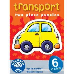  Transport 2 Piece Puzzles Toys & Games