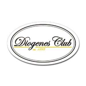  Diogenes Club Sherlock holmes Oval Sticker by  