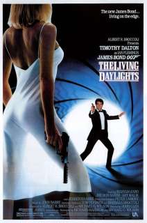 THE LIVING DAYLIGHTS MOVIE POSTER ORIGINAL ROLLED 27x41  